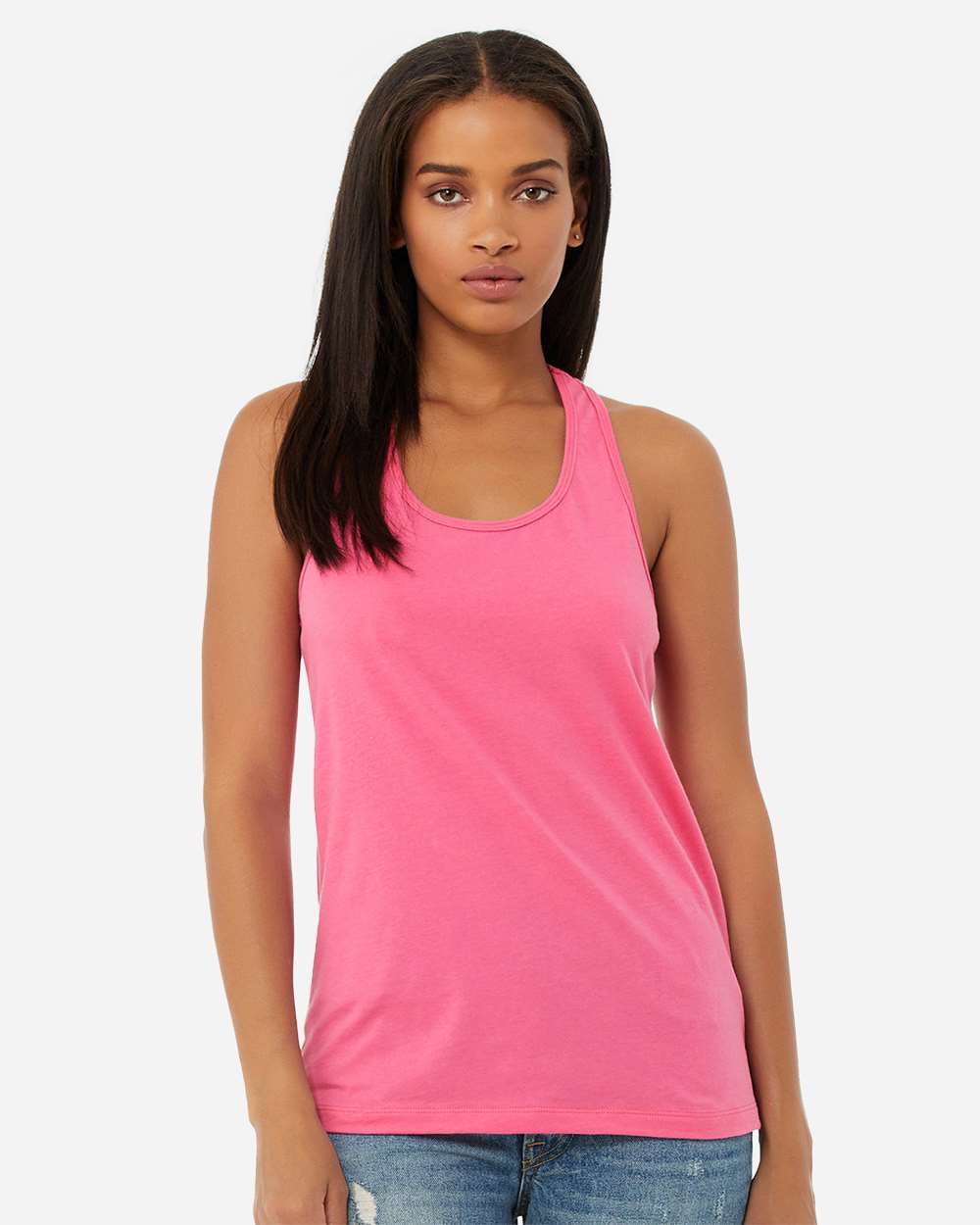 BELLA + CANVAS-6008-Women's Jersey Racerback Tank - Image 11