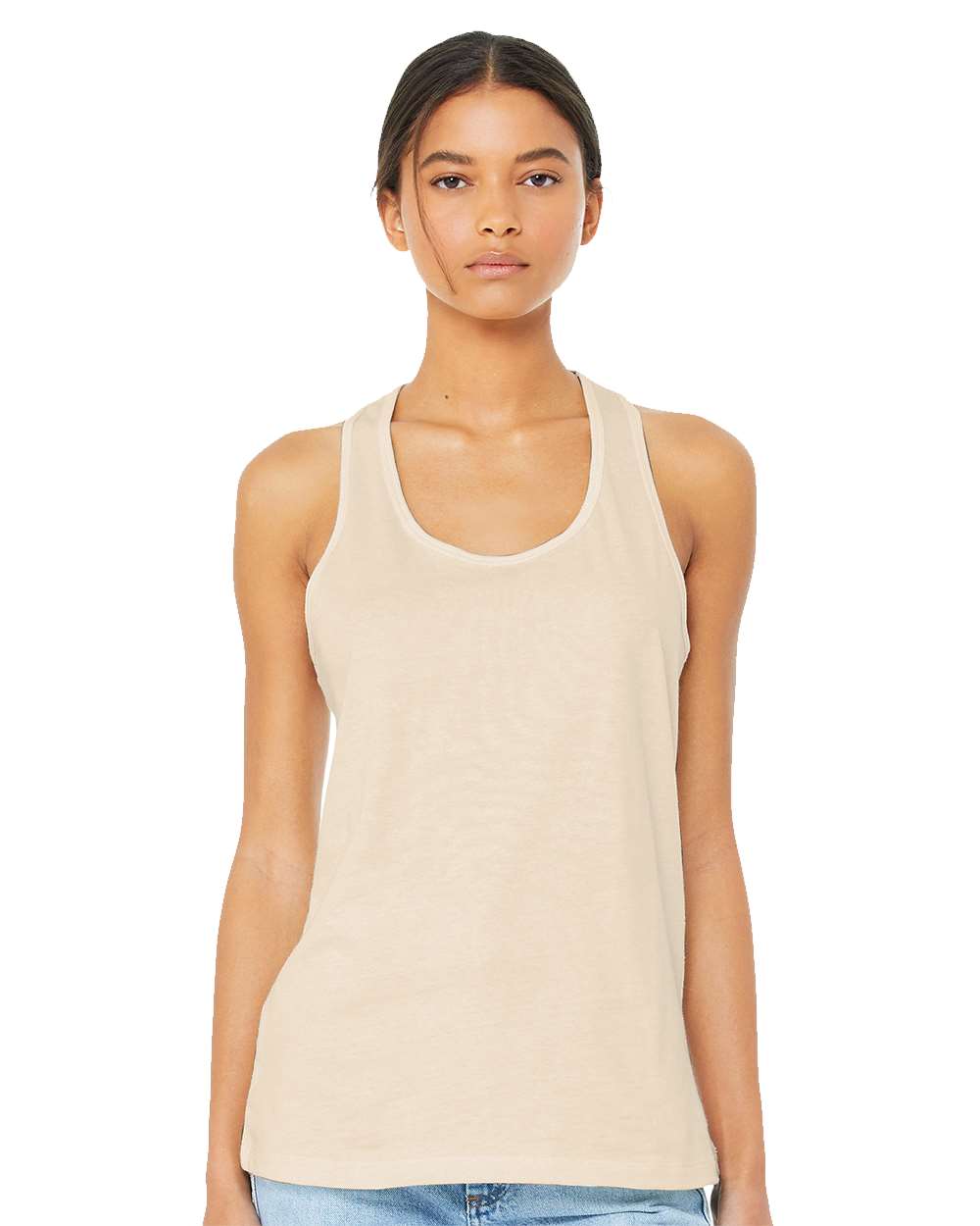 BELLA + CANVAS-6008-Women's Jersey Racerback Tank - Image 38