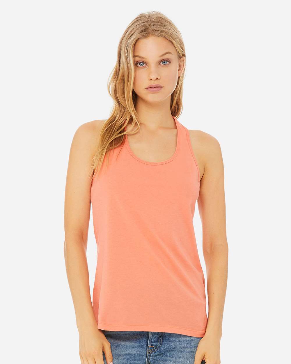 BELLA + CANVAS-6008-Women's Jersey Racerback Tank - Image 50