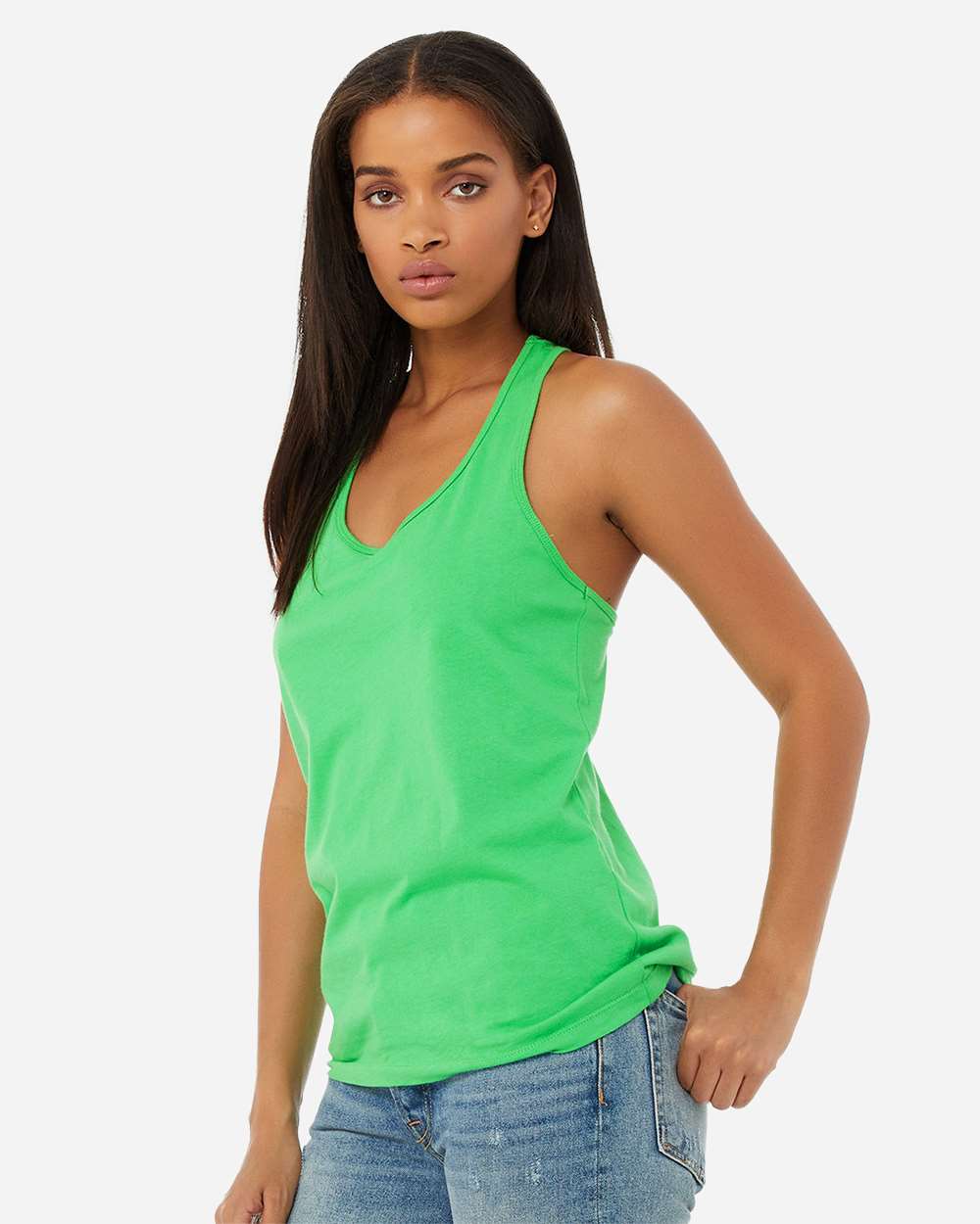 BELLA + CANVAS-6008-Women's Jersey Racerback Tank - Image 57
