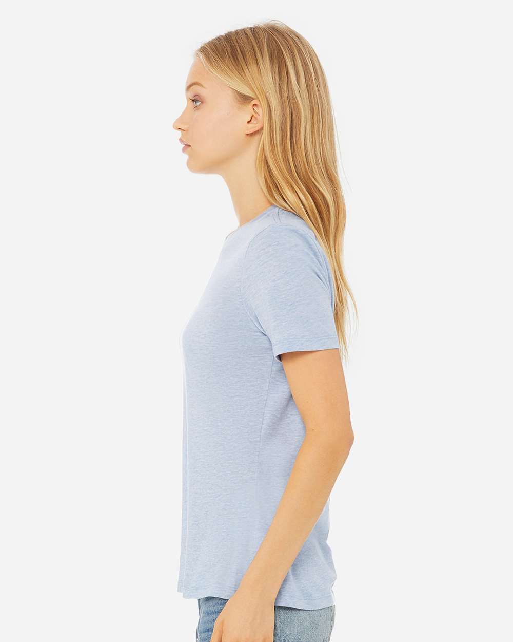BELLA + CANVAS-6400CVC-Women’s Relaxed Fit Heather CVC Tee - Image 102