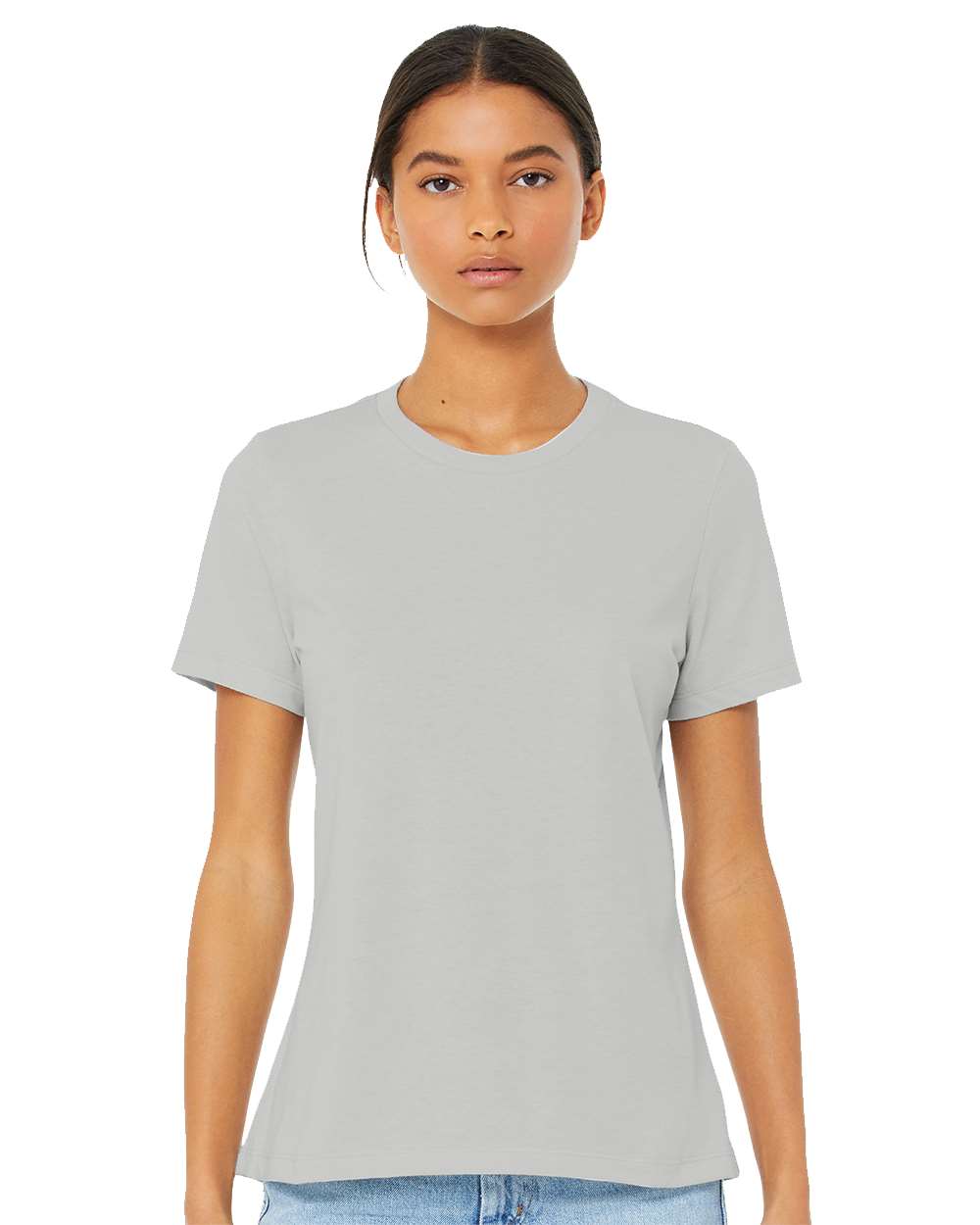 BELLA + CANVAS-6400CVC-Women’s Relaxed Fit Heather CVC Tee - Image 137