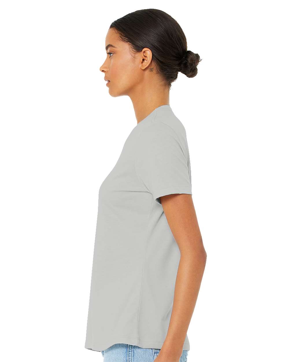BELLA + CANVAS-6400CVC-Women’s Relaxed Fit Heather CVC Tee - Image 138