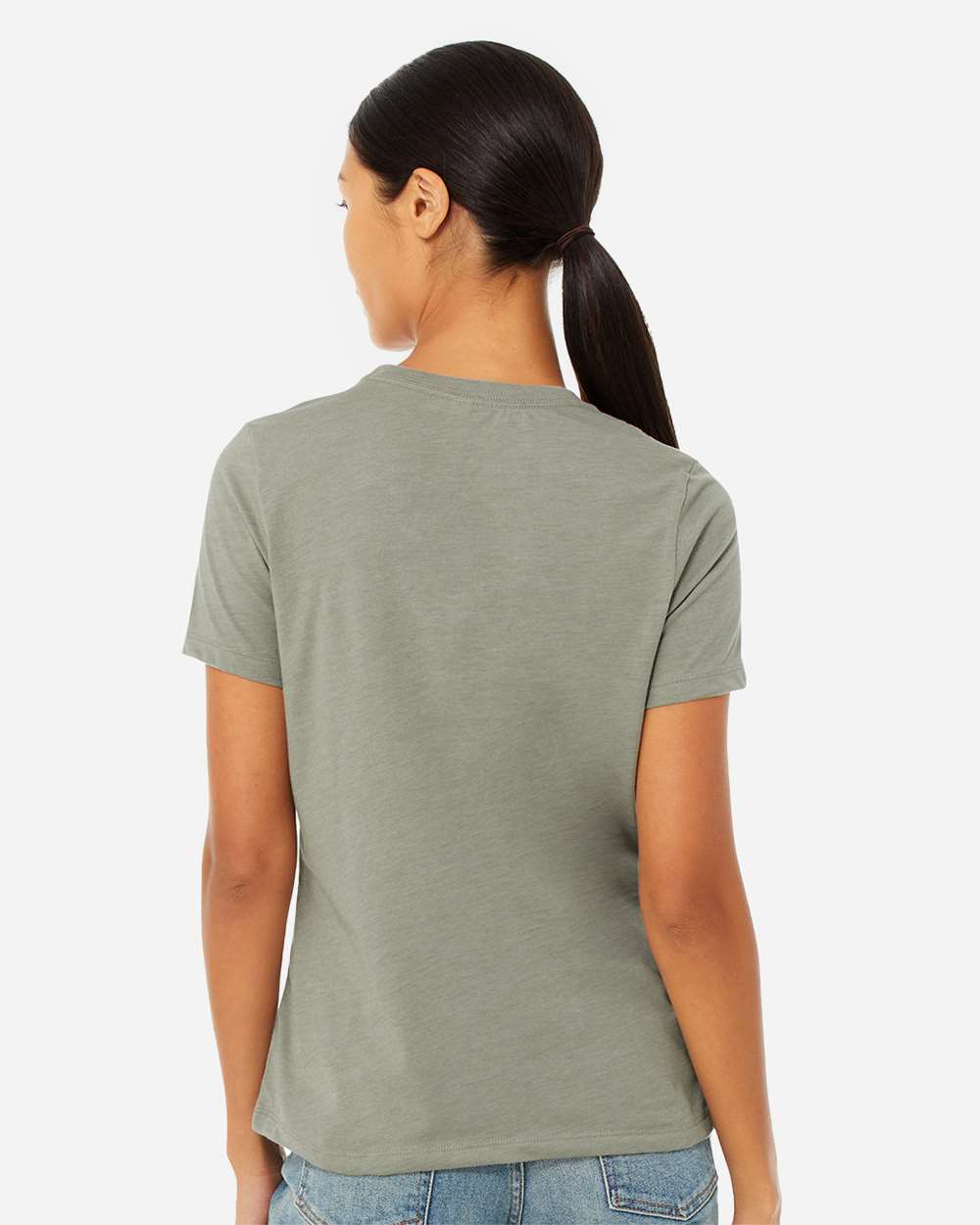 BELLA + CANVAS-6400CVC-Women’s Relaxed Fit Heather CVC Tee - Image 154