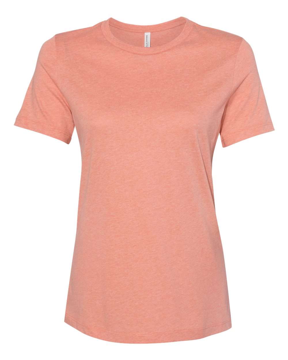 BELLA + CANVAS-6400CVC-Women’s Relaxed Fit Heather CVC Tee - Image 155