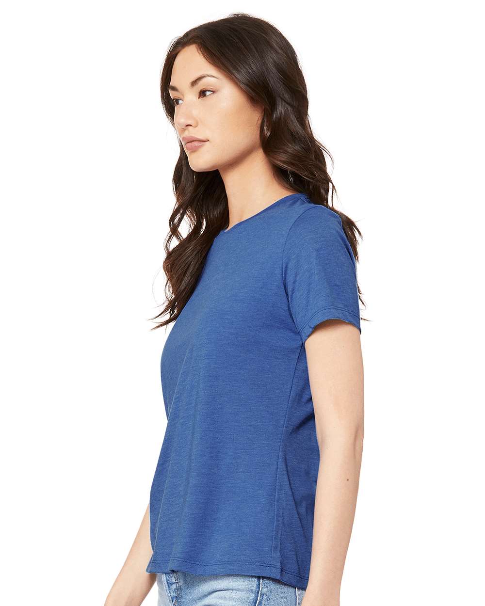 BELLA + CANVAS-6400CVC-Women’s Relaxed Fit Heather CVC Tee - Image 164