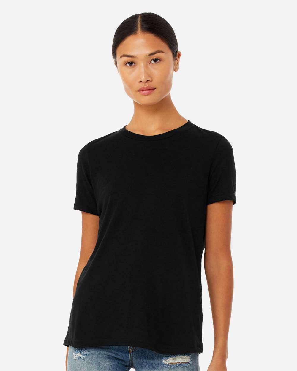 BELLA + CANVAS-6400CVC-Women’s Relaxed Fit Heather CVC Tee - Image 169