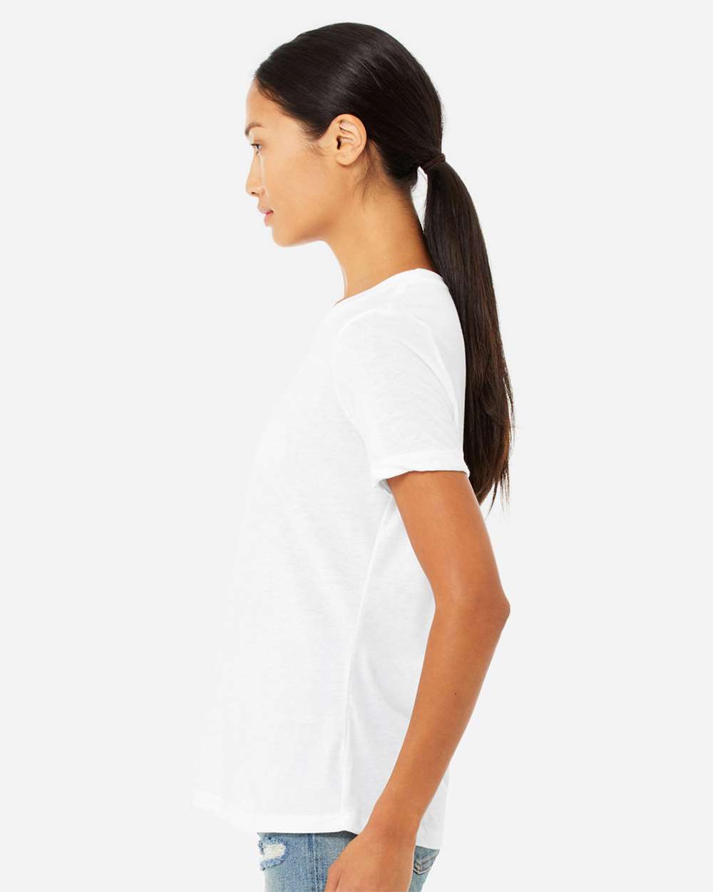 BELLA + CANVAS-6400CVC-Women’s Relaxed Fit Heather CVC Tee - Image 176