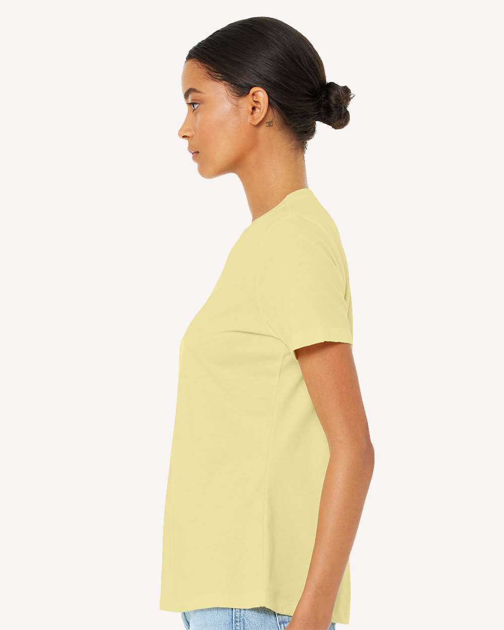 BELLA + CANVAS-6400CVC-Women’s Relaxed Fit Heather CVC Tee - Image 51
