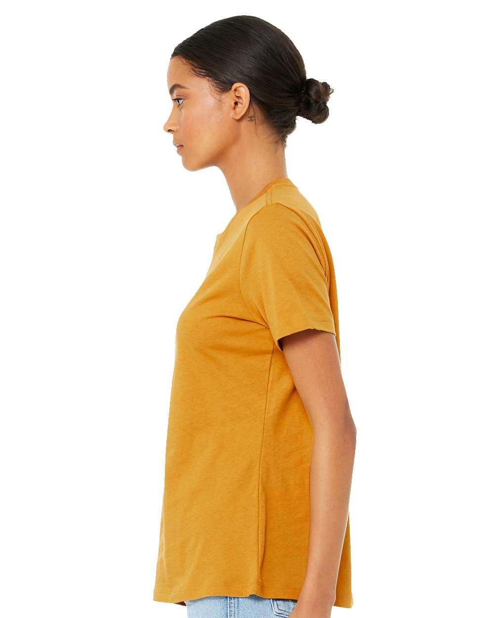 BELLA + CANVAS-6400CVC-Women’s Relaxed Fit Heather CVC Tee - Image 75