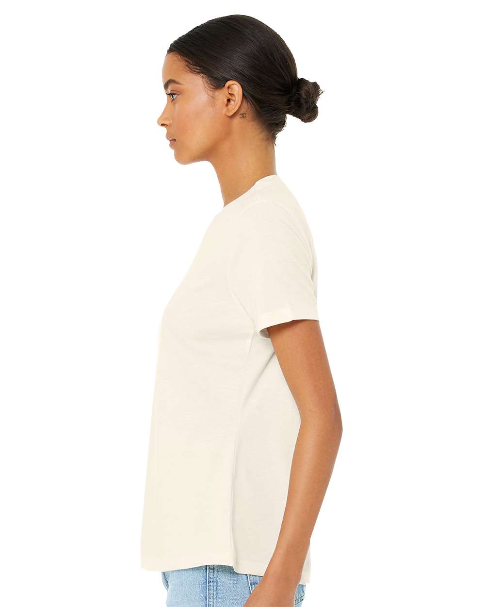 BELLA + CANVAS-6400CVC-Women’s Relaxed Fit Heather CVC Tee - Image 81