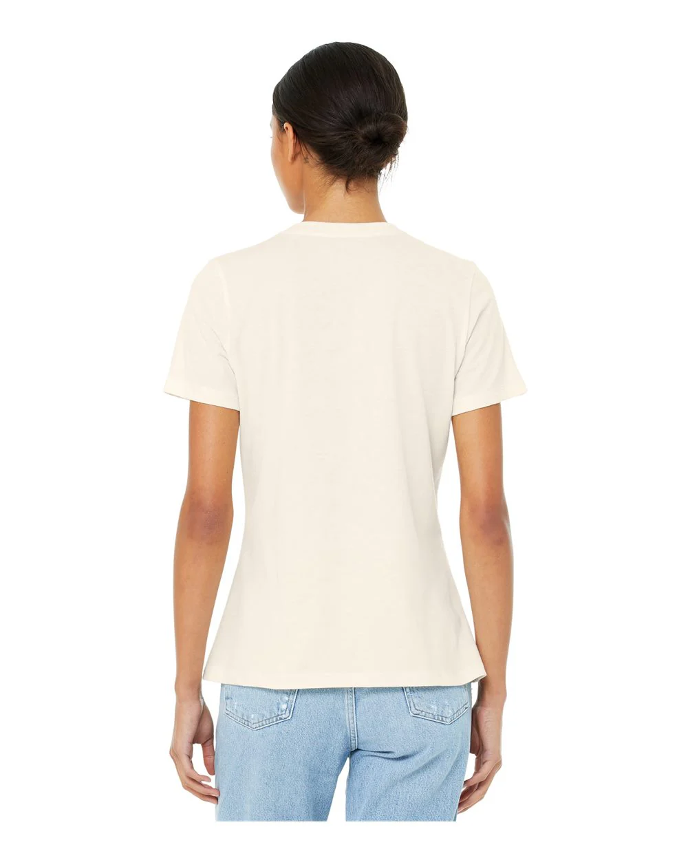 BELLA + CANVAS-6400CVC-Women’s Relaxed Fit Heather CVC Tee - Image 82