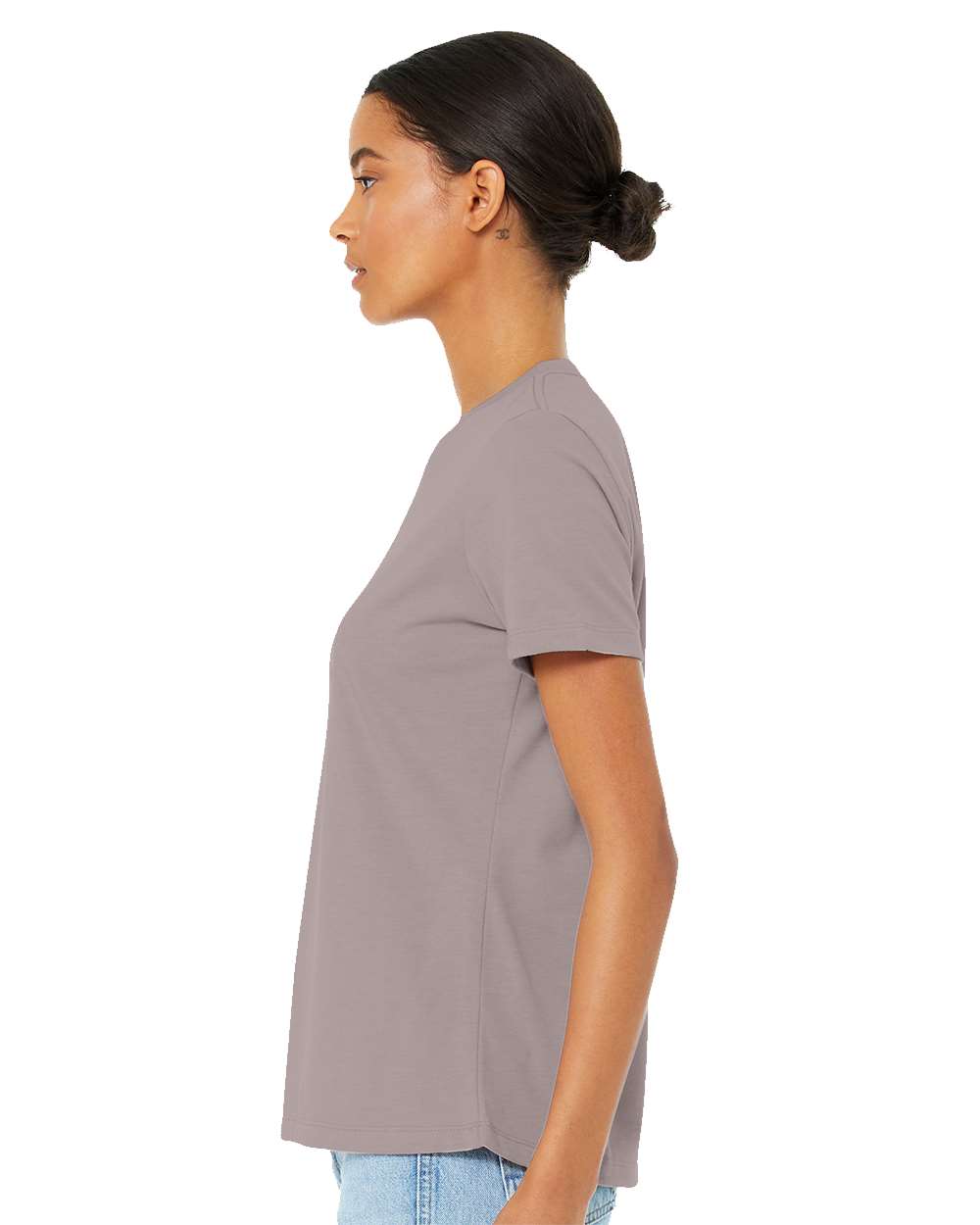BELLA + CANVAS-6400CVC-Women’s Relaxed Fit Heather CVC Tee - Image 96