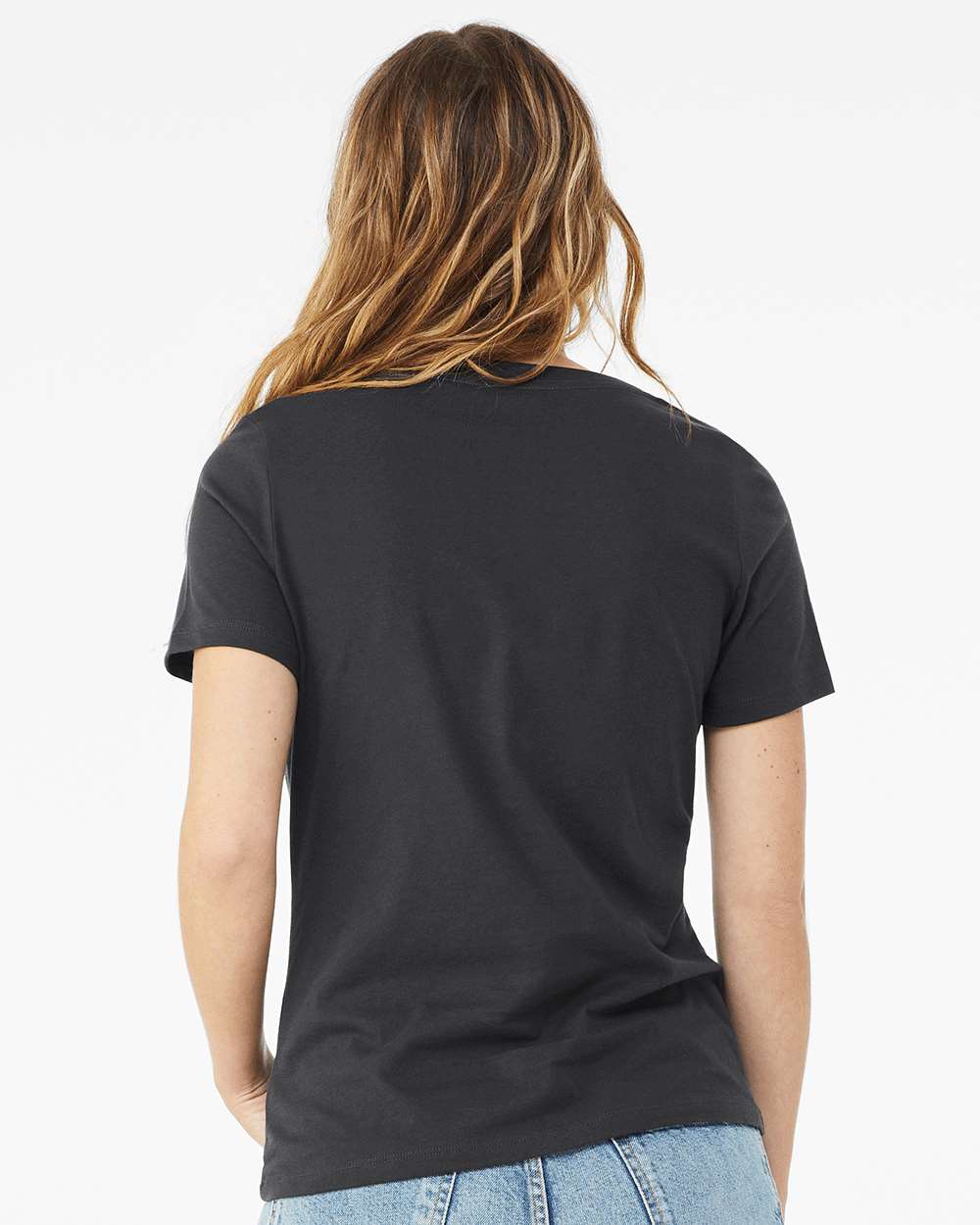 BELLA + CANVAS-6405-Women’s Relaxed Jersey V-Neck Tee - Image 16