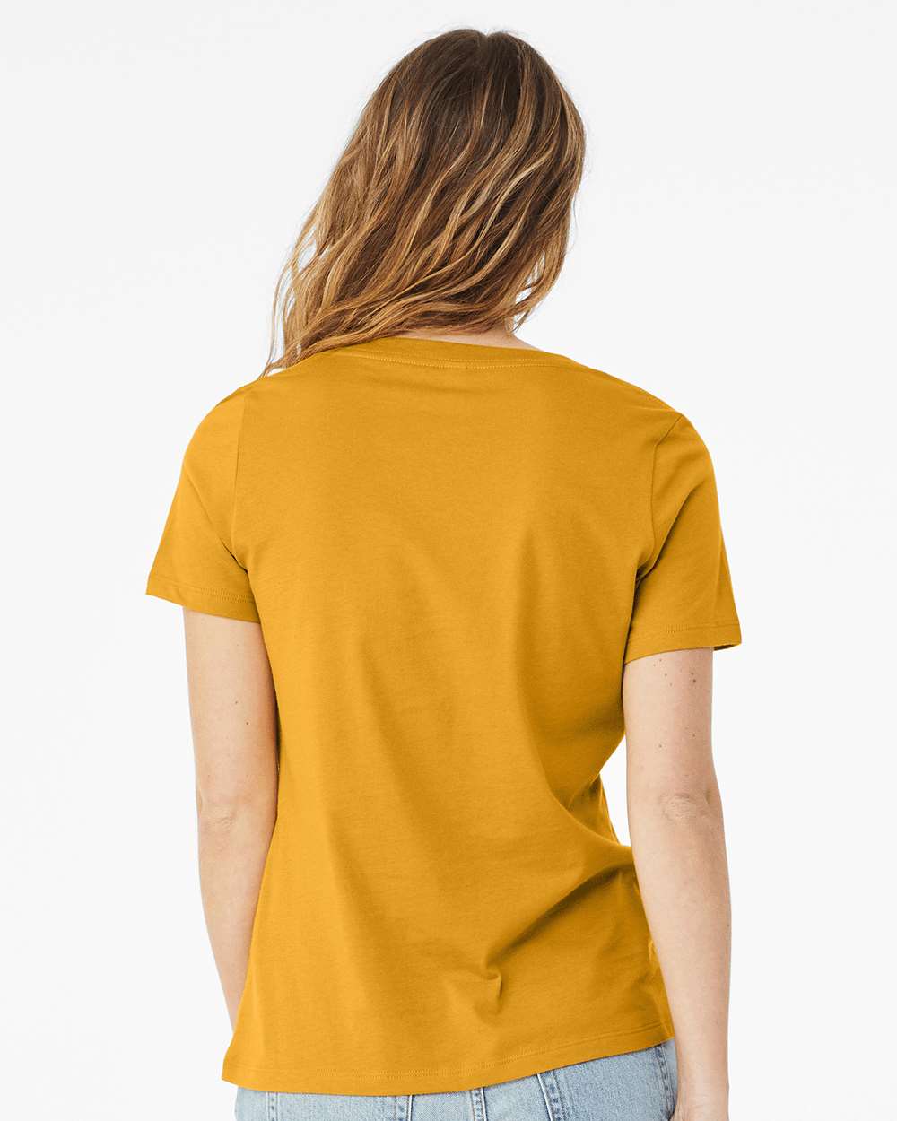 BELLA + CANVAS-6405-Women’s Relaxed Jersey V-Neck Tee - Image 43