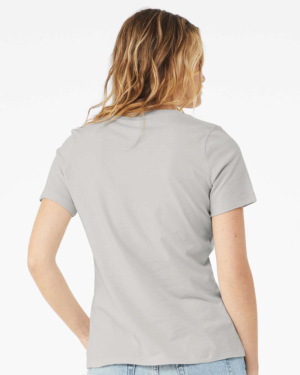 BELLA + CANVAS-6405-Women’s Relaxed Jersey V-Neck Tee - Image 64