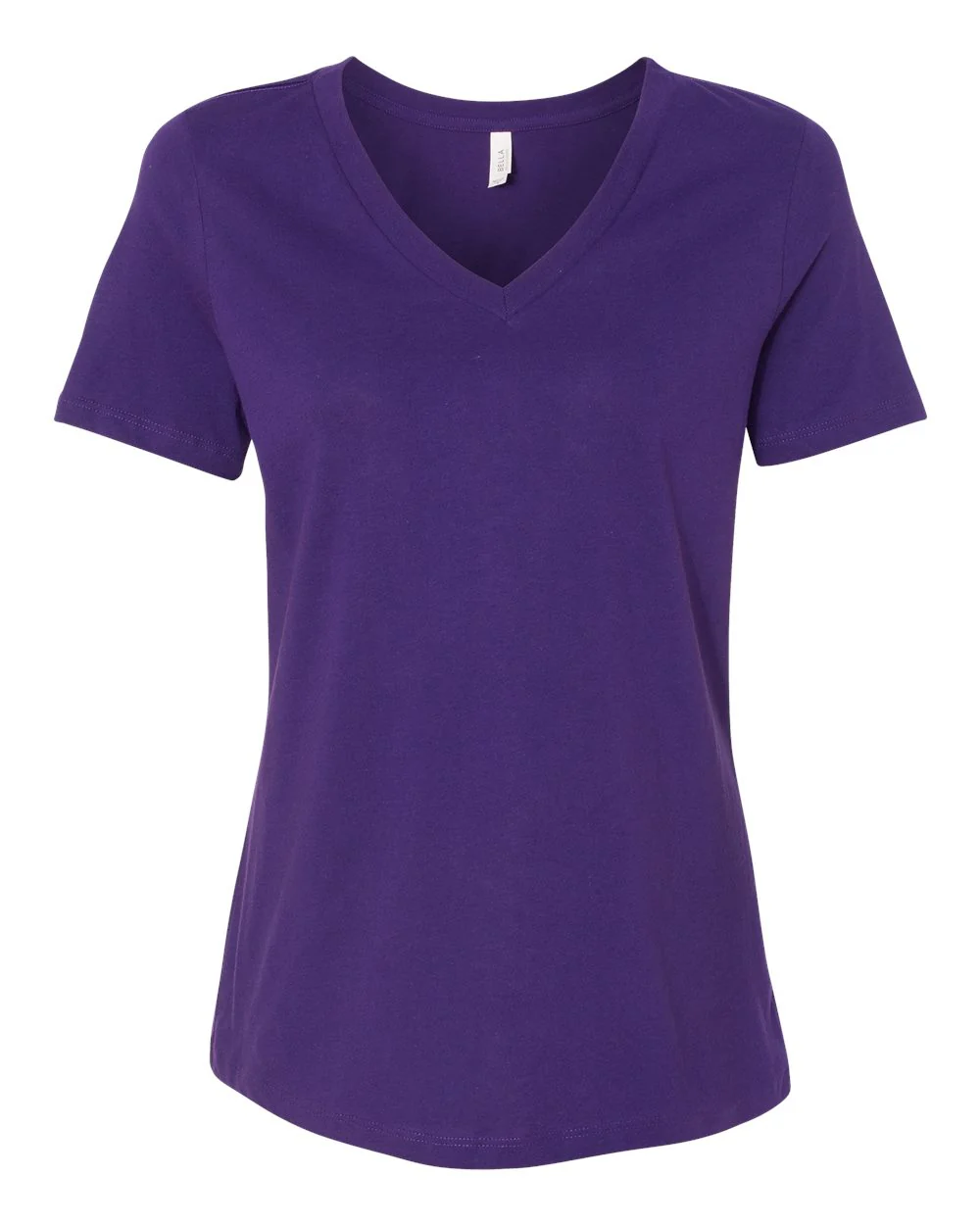 BELLA + CANVAS-6405-Women’s Relaxed Jersey V-Neck Tee - Image 65