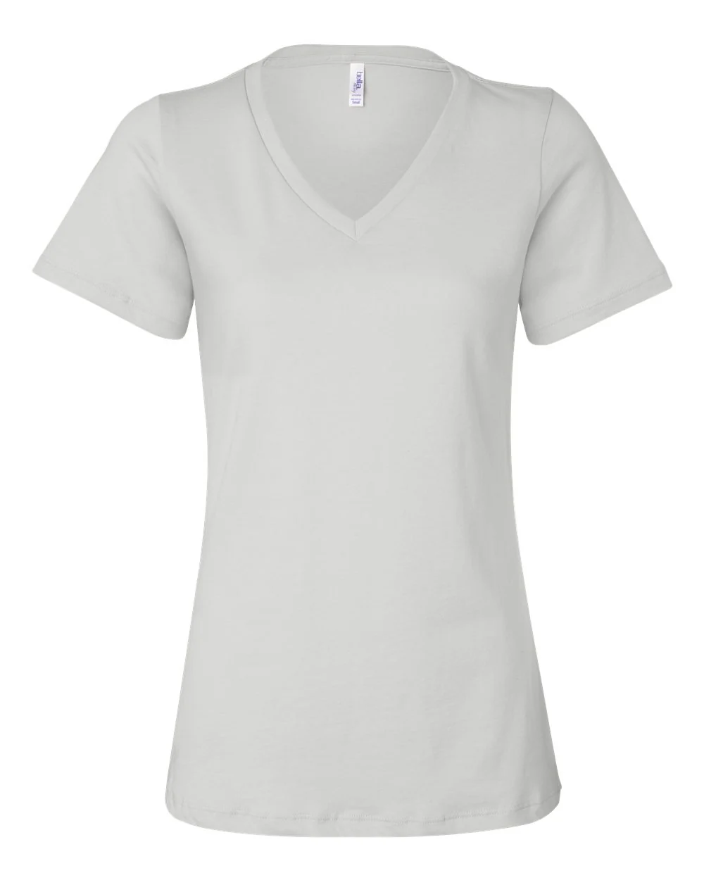 BELLA + CANVAS-6405-Women’s Relaxed Jersey V-Neck Tee - Image 80