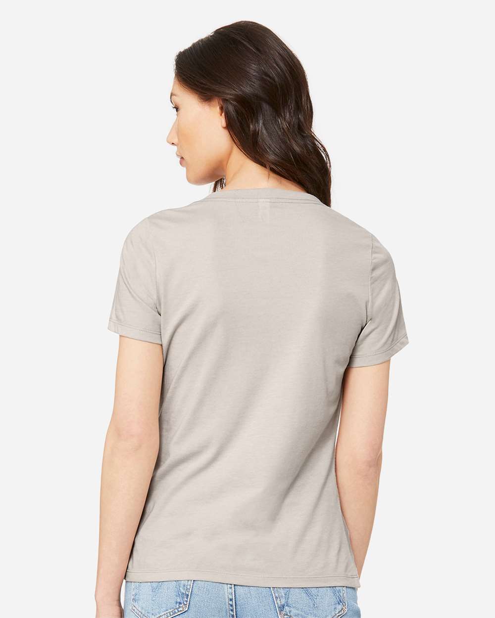 BELLA + CANVAS-6405CVC-Women's Relaxed Heather CVC V-Neck Tee - Image 16