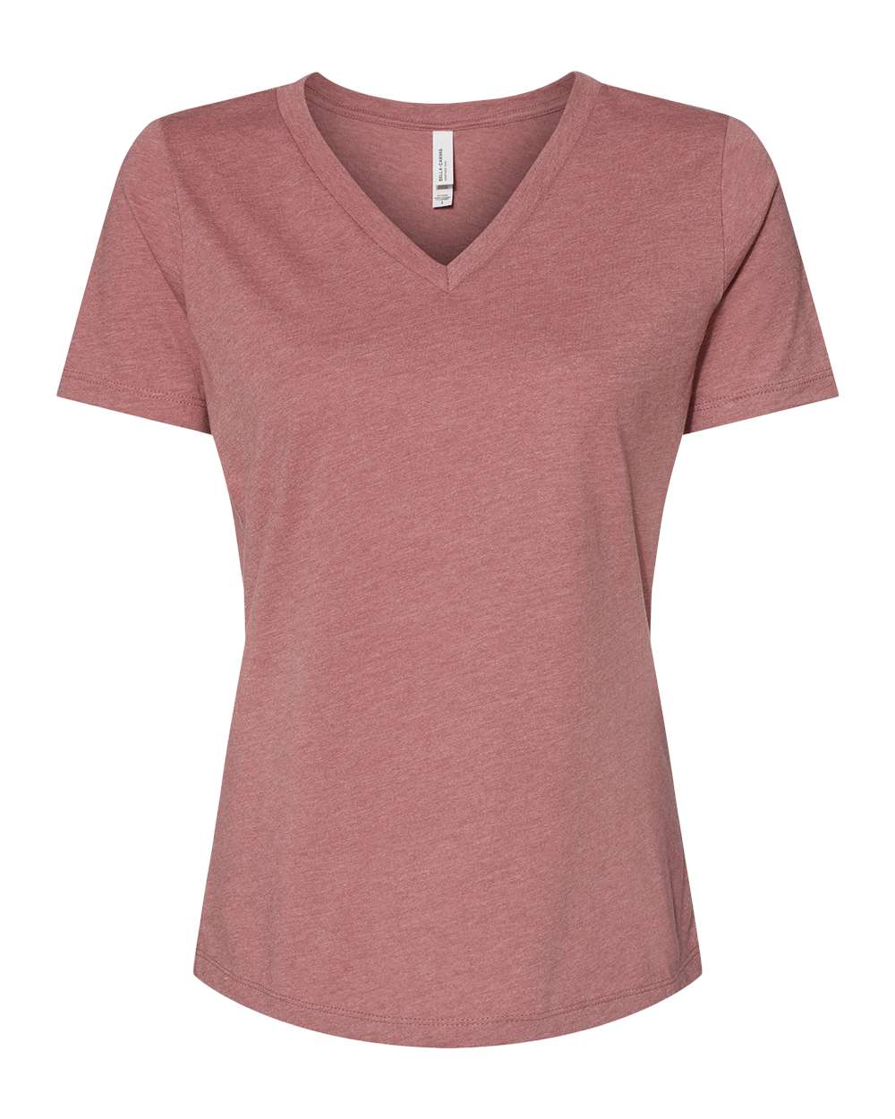 BELLA + CANVAS-6405CVC-Women's Relaxed Heather CVC V-Neck Tee - Image 17