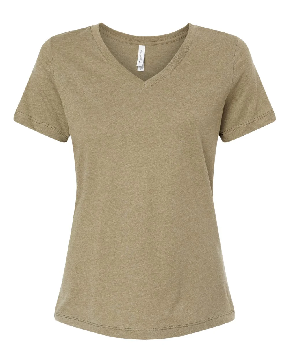 BELLA + CANVAS-6405CVC-Women's Relaxed Heather CVC V-Neck Tee - Image 26