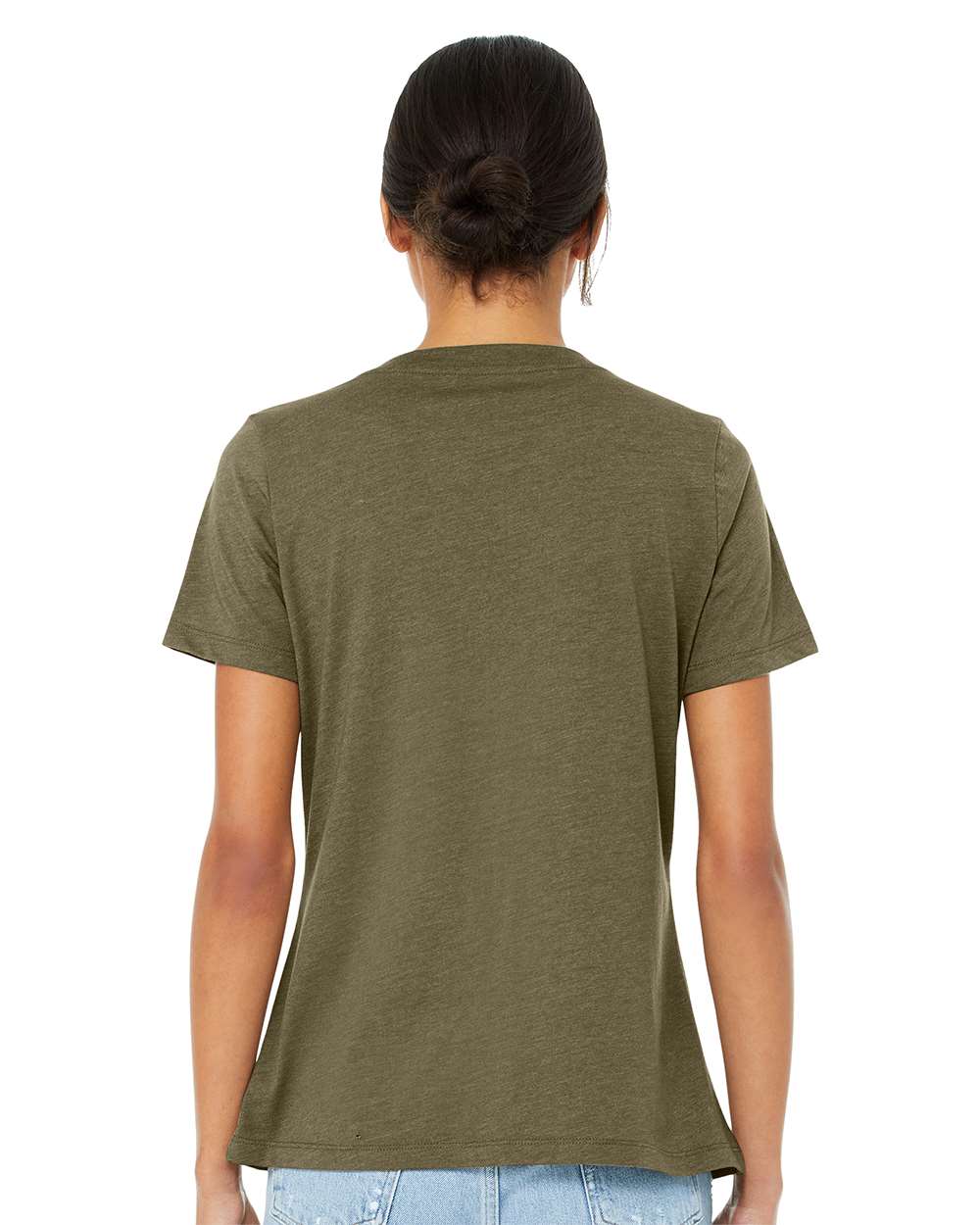 BELLA + CANVAS-6405CVC-Women's Relaxed Heather CVC V-Neck Tee - Image 31