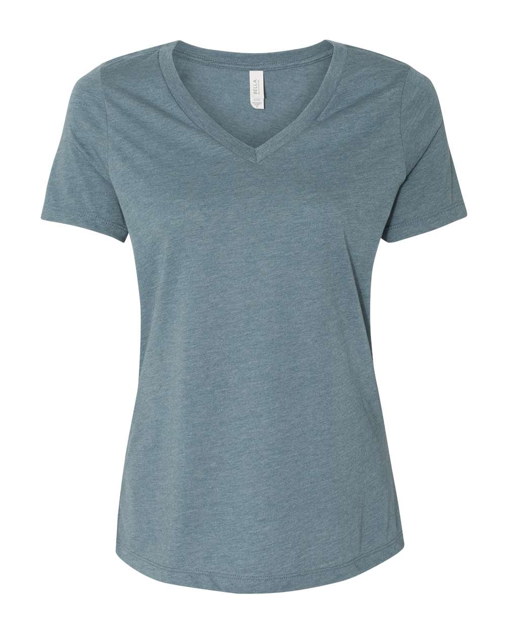 BELLA + CANVAS-6405CVC-Women's Relaxed Heather CVC V-Neck Tee - Image 44
