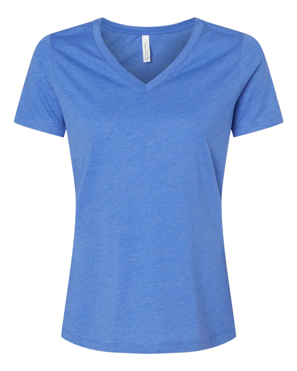 BELLA + CANVAS-6405CVC-Women's Relaxed Heather CVC V-Neck Tee - Image 47
