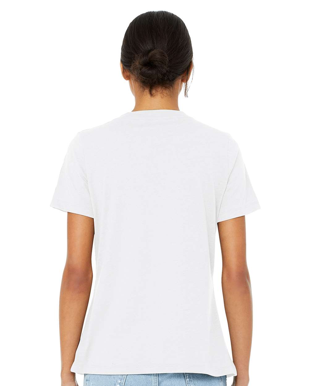 BELLA + CANVAS-6405CVC-Women's Relaxed Heather CVC V-Neck Tee - Image 64