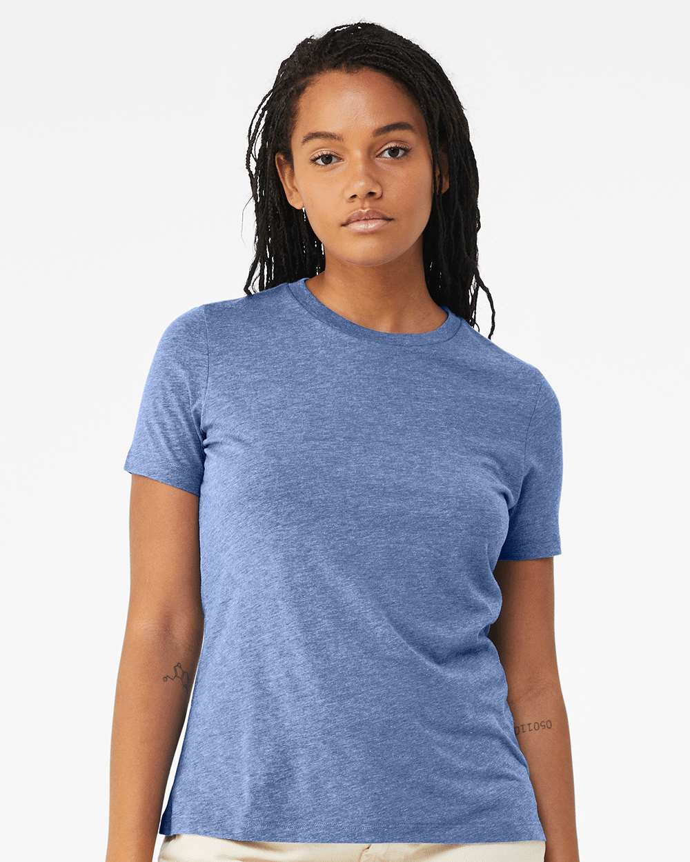 BELLA + CANVAS-6413-Women’s Relaxed Fit Triblend Tee - Image 11