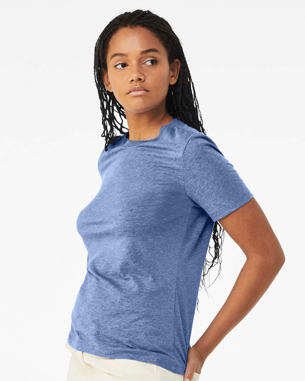 BELLA + CANVAS-6413-Women’s Relaxed Fit Triblend Tee - Image 12