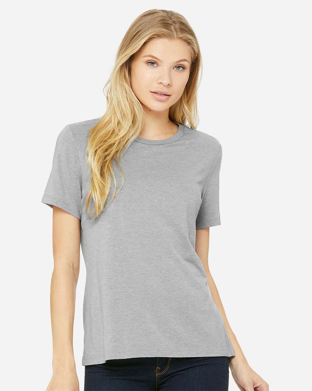 BELLA + CANVAS-6413-Women’s Relaxed Fit Triblend Tee - Image 4