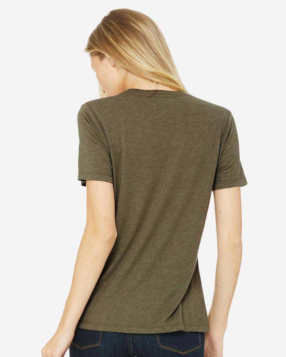 BELLA + CANVAS-6413-Women’s Relaxed Fit Triblend Tee - Image 49