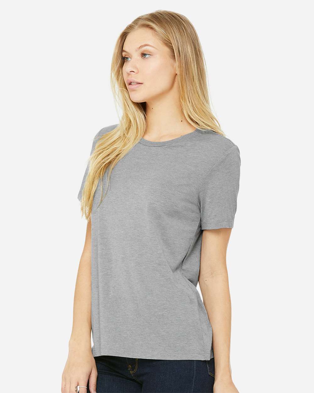 BELLA + CANVAS-6413-Women’s Relaxed Fit Triblend Tee - Image 5
