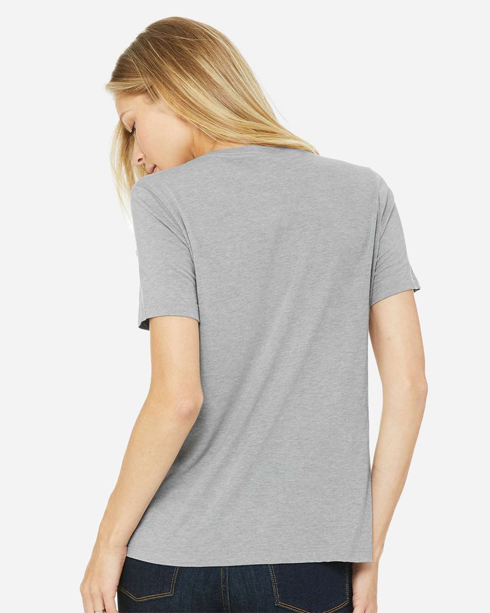 BELLA + CANVAS-6413-Women’s Relaxed Fit Triblend Tee - Image 6