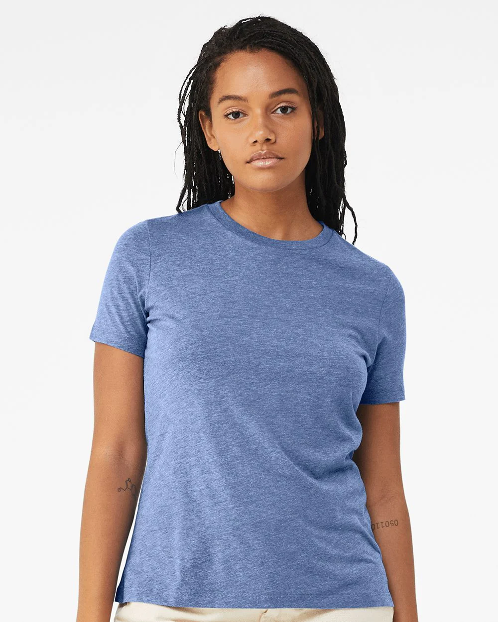 BELLA + CANVAS-6413-Women’s Relaxed Fit Triblend Tee - Image 7