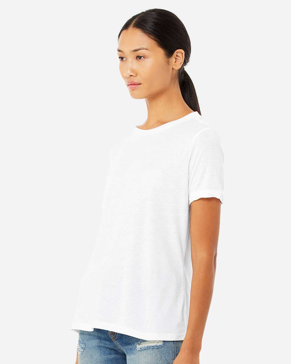 BELLA + CANVAS-6413-Women’s Relaxed Fit Triblend Tee - Image 93
