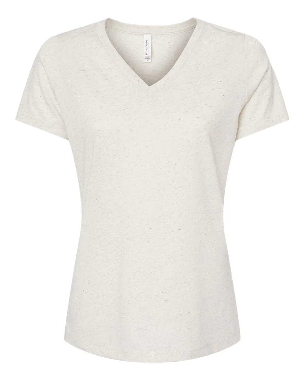 BELLA + CANVAS-6415-Women's Relaxed Triblend Short Sleeve V-Neck Tee - Image 17