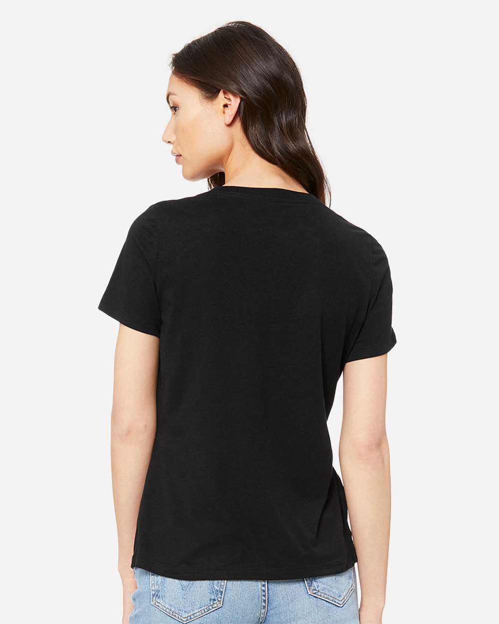 BELLA + CANVAS-6415-Women's Relaxed Triblend Short Sleeve V-Neck Tee - Image 34