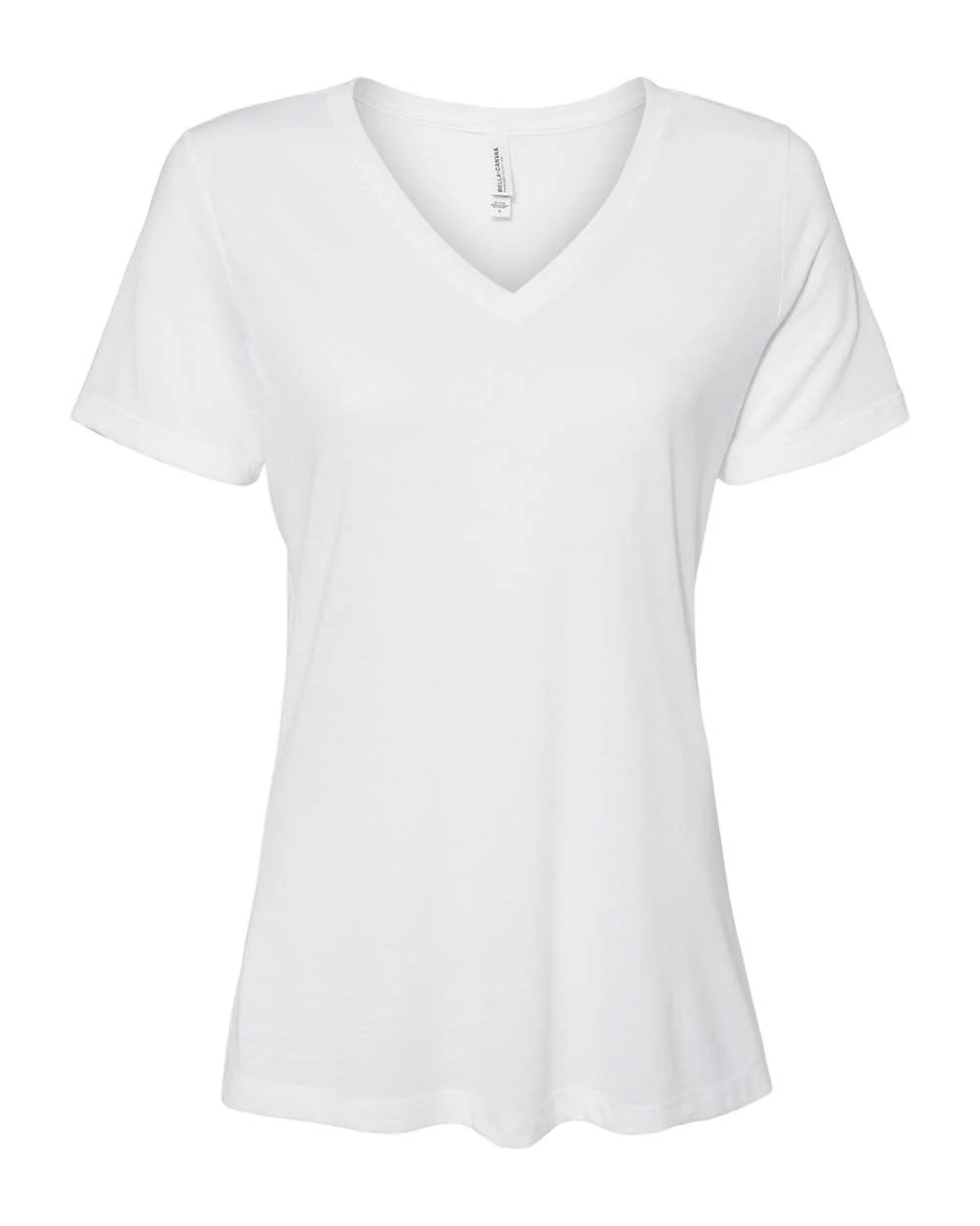 BELLA + CANVAS-6415-Women's Relaxed Triblend Short Sleeve V-Neck Tee - Image 38