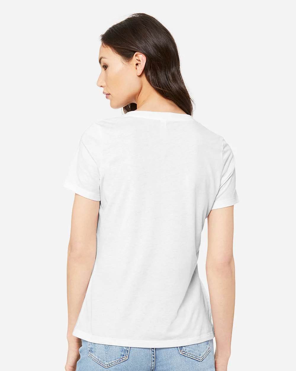 BELLA + CANVAS-6415-Women's Relaxed Triblend Short Sleeve V-Neck Tee - Image 43