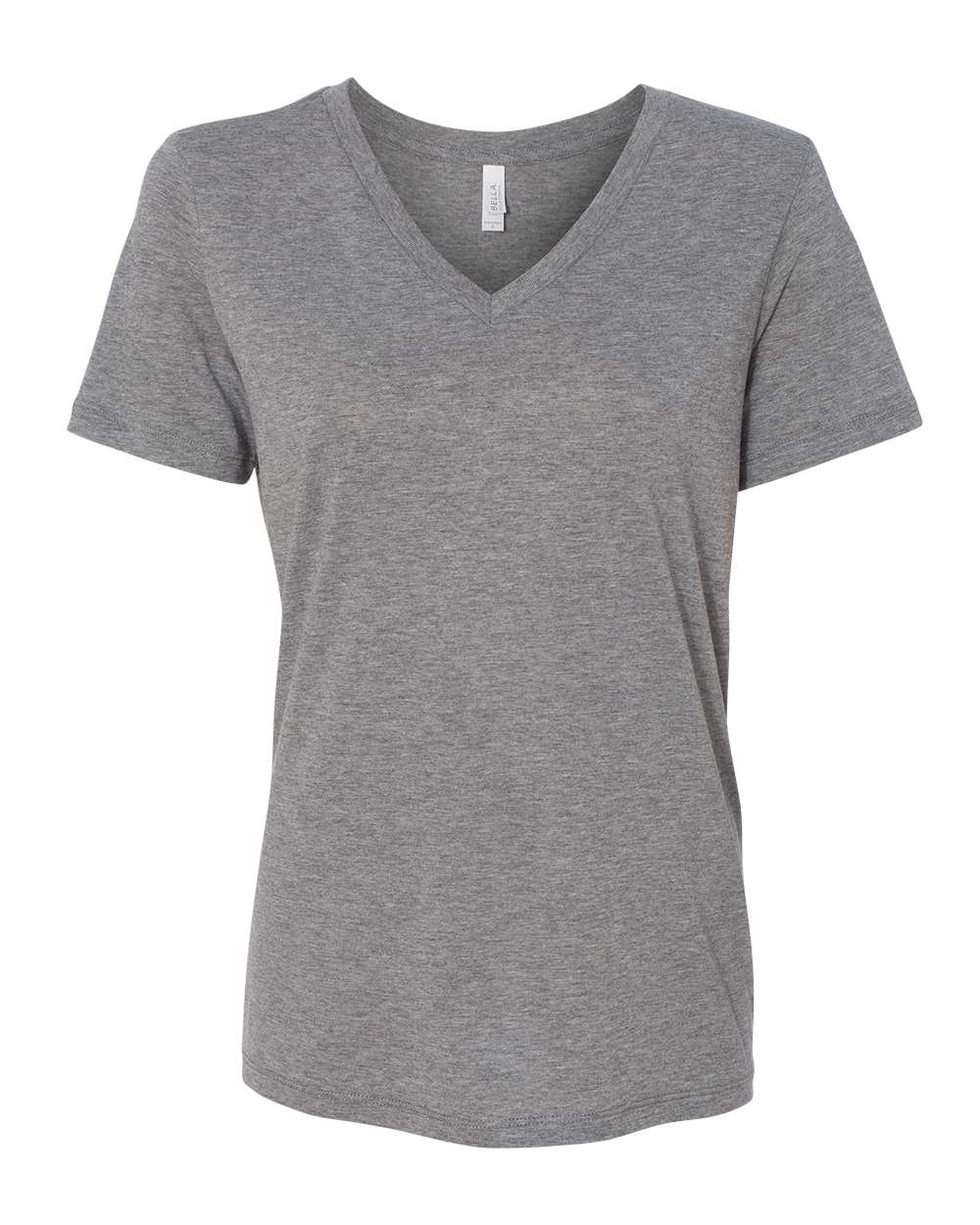 BELLA + CANVAS-6415-Women's Relaxed Triblend Short Sleeve V-Neck Tee - Image 8
