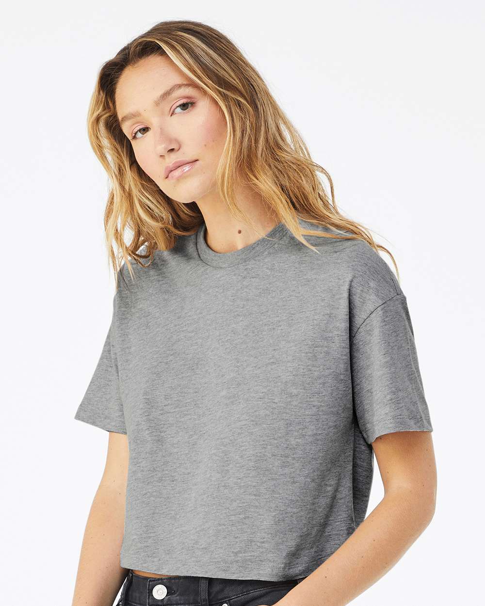 BELLA + CANVAS-6482-Women's Jersey Crop Tee - Image 5