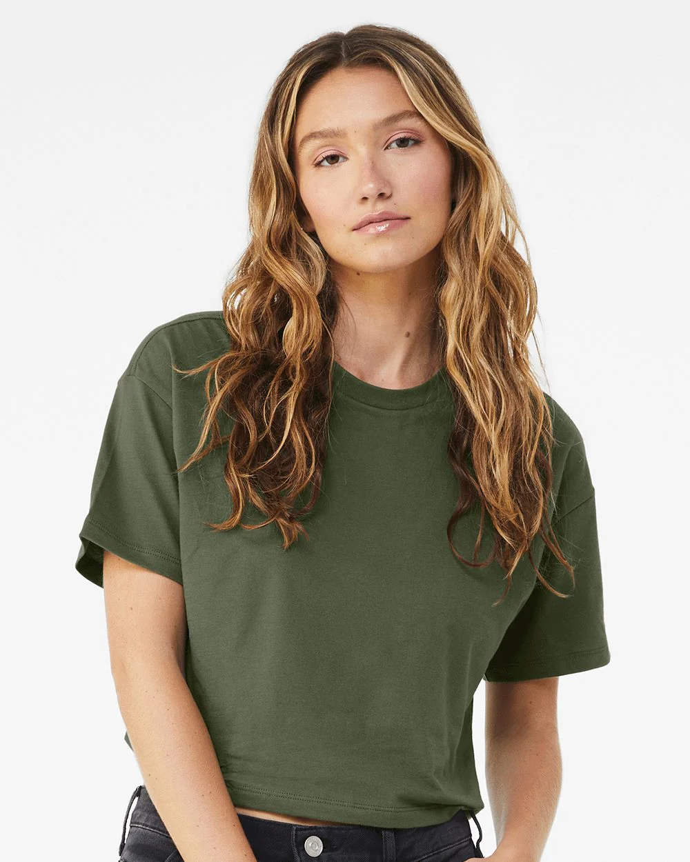 BELLA + CANVAS-6482-Women's Jersey Crop Tee - Image 7
