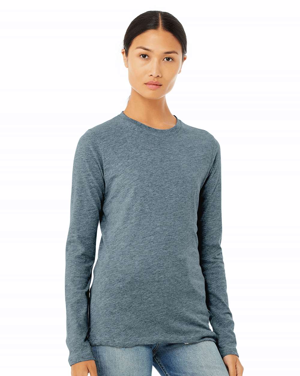 BELLA + CANVAS-6500-Women’s Jersey Long Sleeve Tee - Image 35