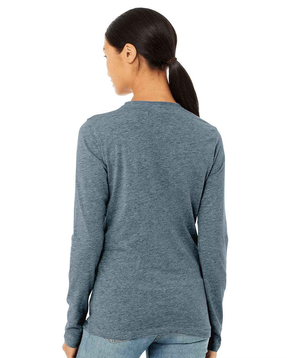 BELLA + CANVAS-6500-Women’s Jersey Long Sleeve Tee - Image 37