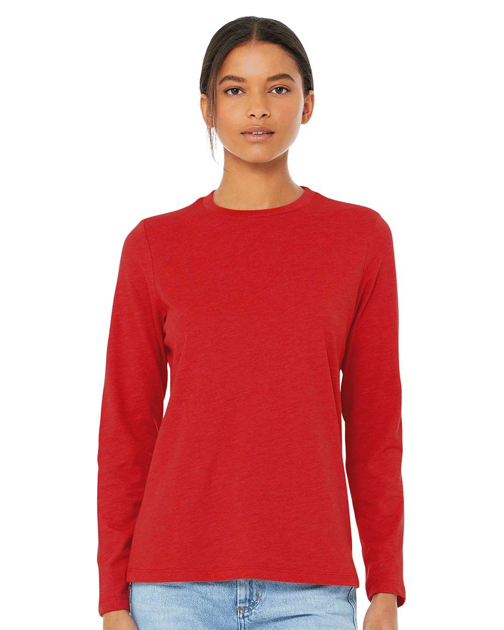 BELLA + CANVAS-6500-Women’s Jersey Long Sleeve Tee - Image 44