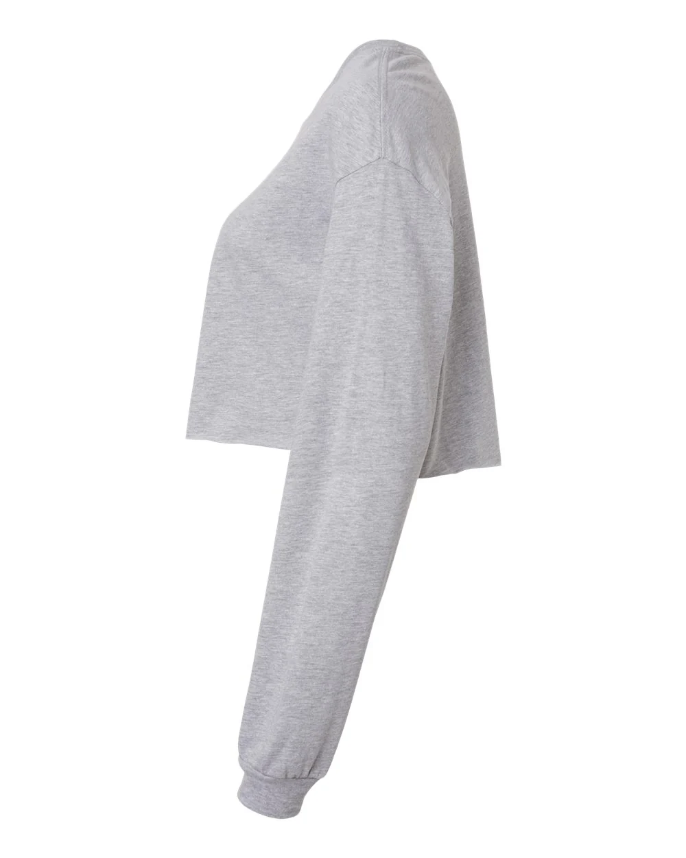 BELLA + CANVAS-6501-FWD Fashion Women's Crop Long Sleeve Tee - Image 3