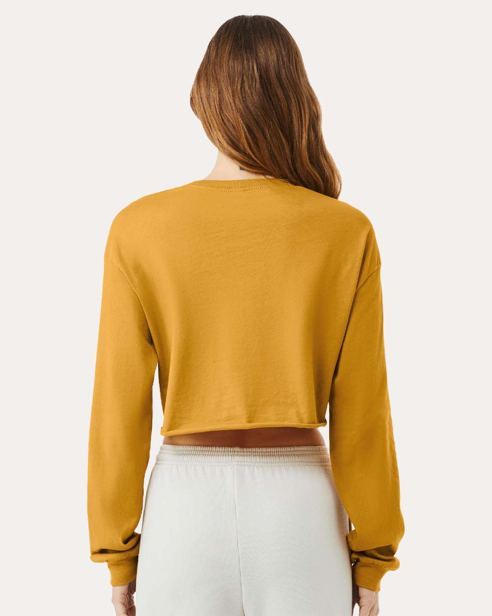 BELLA + CANVAS-6501-FWD Fashion Women's Crop Long Sleeve Tee - Image 37