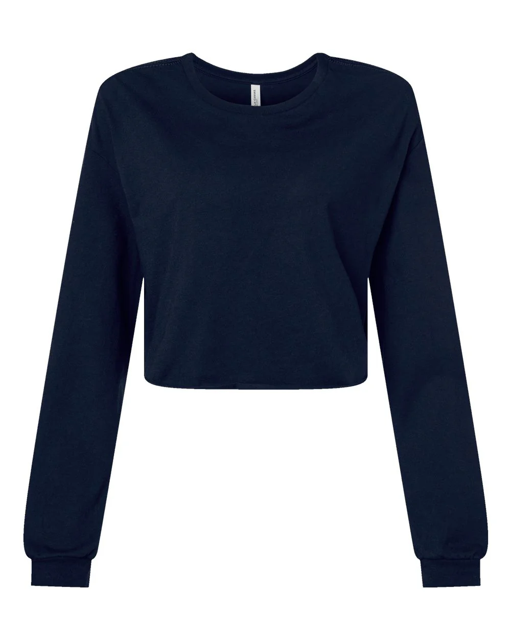 BELLA + CANVAS-6501-FWD Fashion Women's Crop Long Sleeve Tee - Image 38